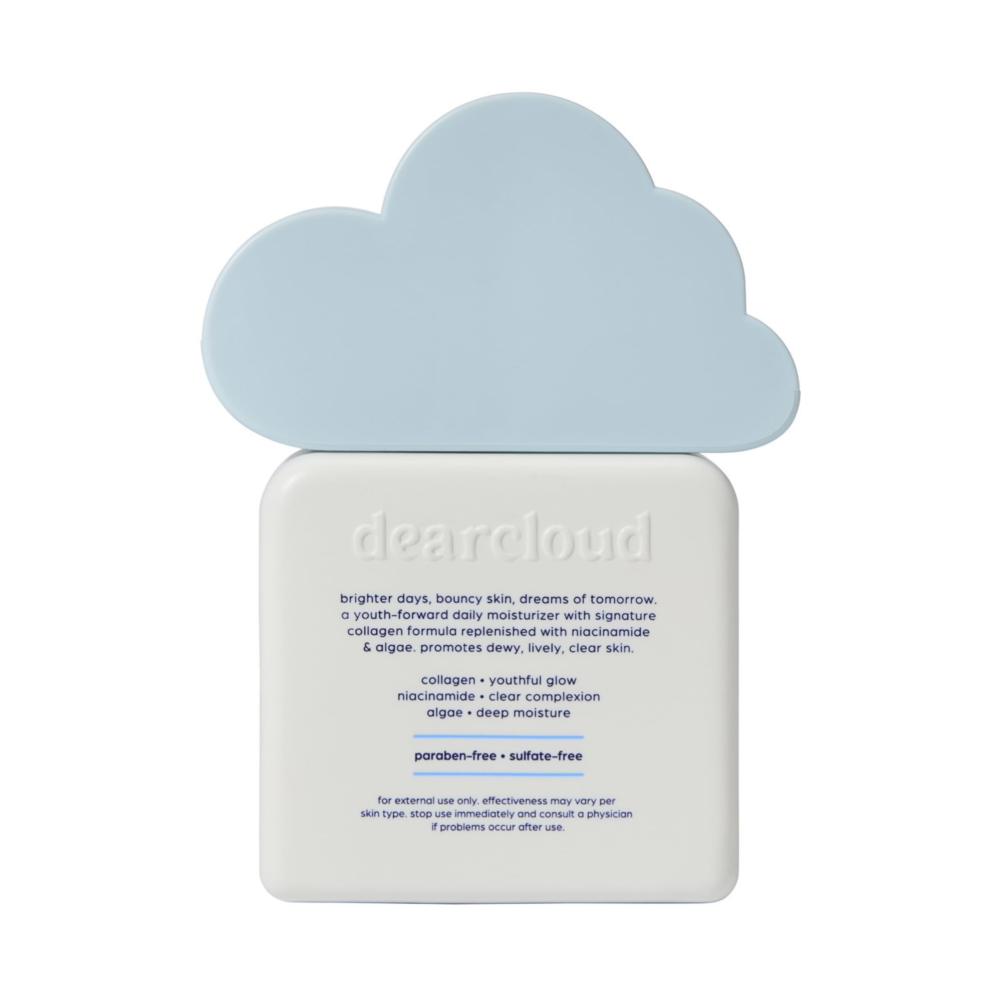 Dearcloud New Youth Collagen Cream Moisturizer - Firming Korean Facial Moisturizer for Radiant Skin (3.38 fl oz)