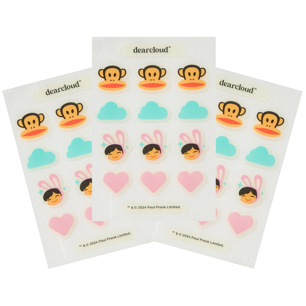 Dearcloud Paul Frank Hydrocolloid Blemish Patches – 36 Count with Niacinamide, Salicylic Acid & Retinol