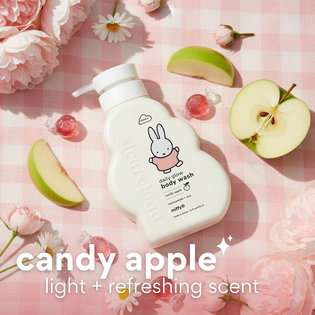 Dearcloud Miffy Daily Glow Body Wash – Niacinamide, Cica & Vitamin C