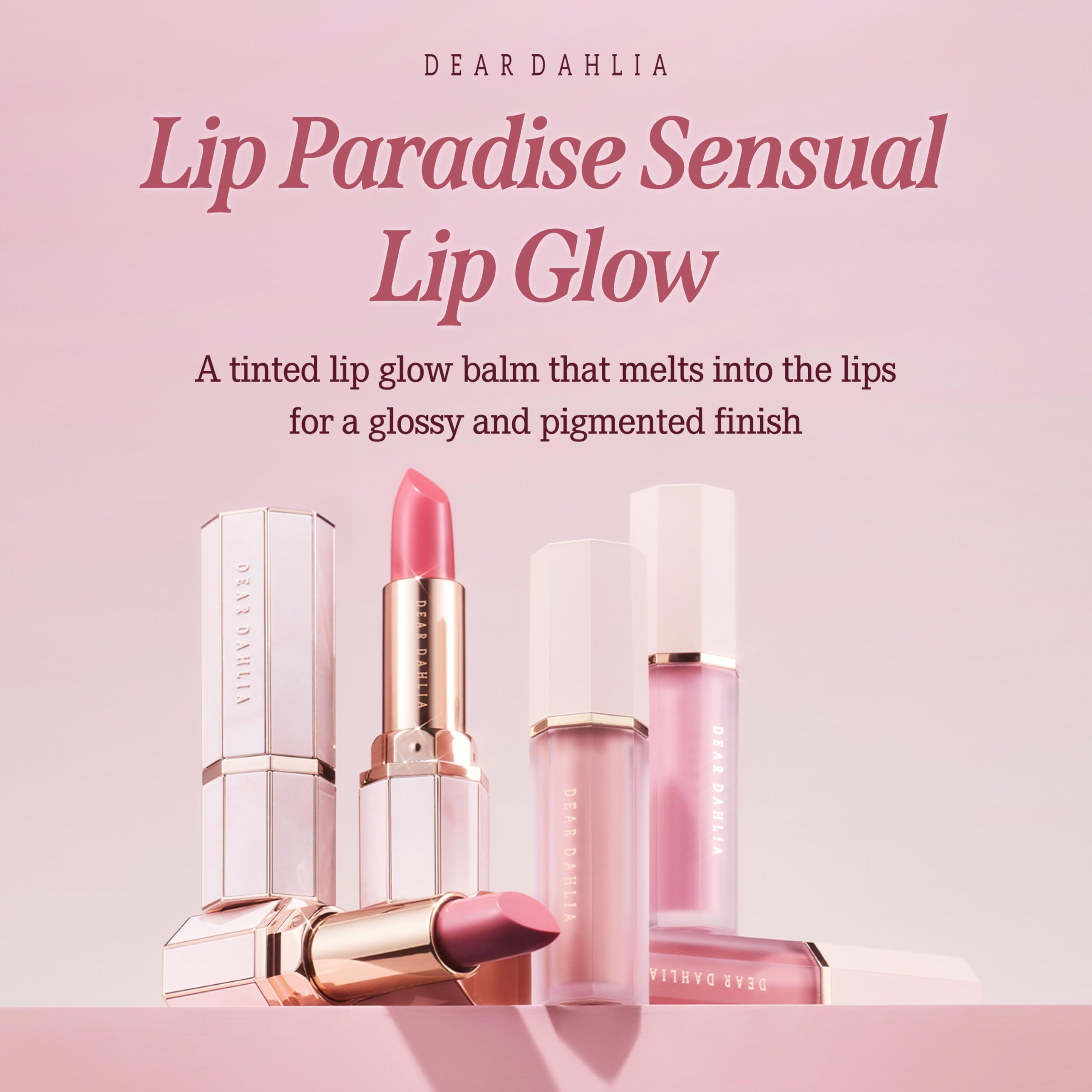 DEARDAHLIA Lip Paradise Sensual Lip Glow Hazle – Weightless Vegan Lipstick