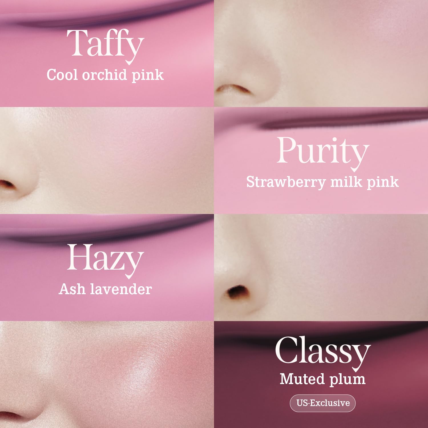 DEAR DAHLIA Petal Drop Blush Glory – Watercolor Finish, Buildable Color, All-Day Hydration, Vegan Korean Beauty