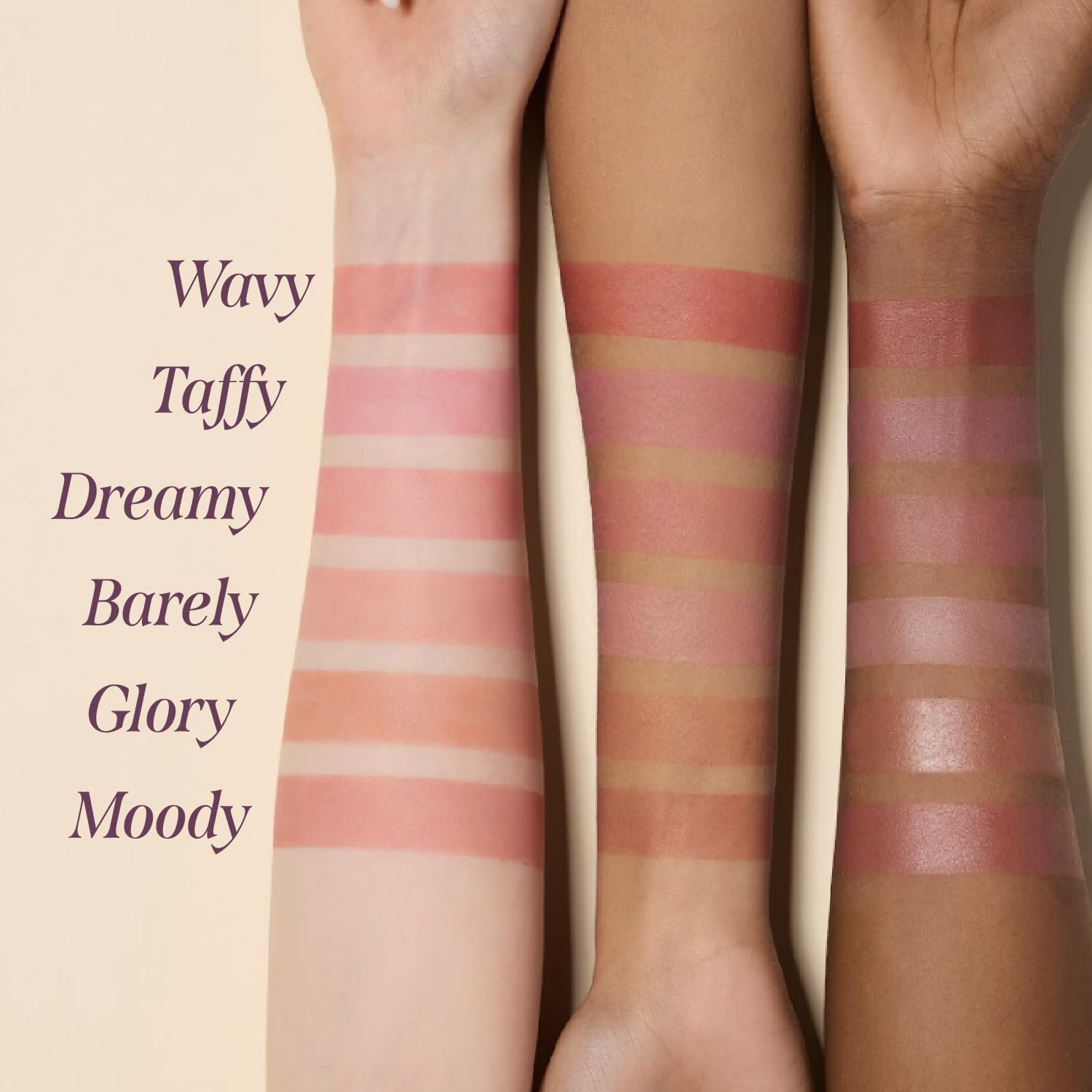 DEAR DAHLIA Petal Drop Blush Moody – Lightweight Vegan Liquid Blush, Watercolor Finish, 0.14 oz