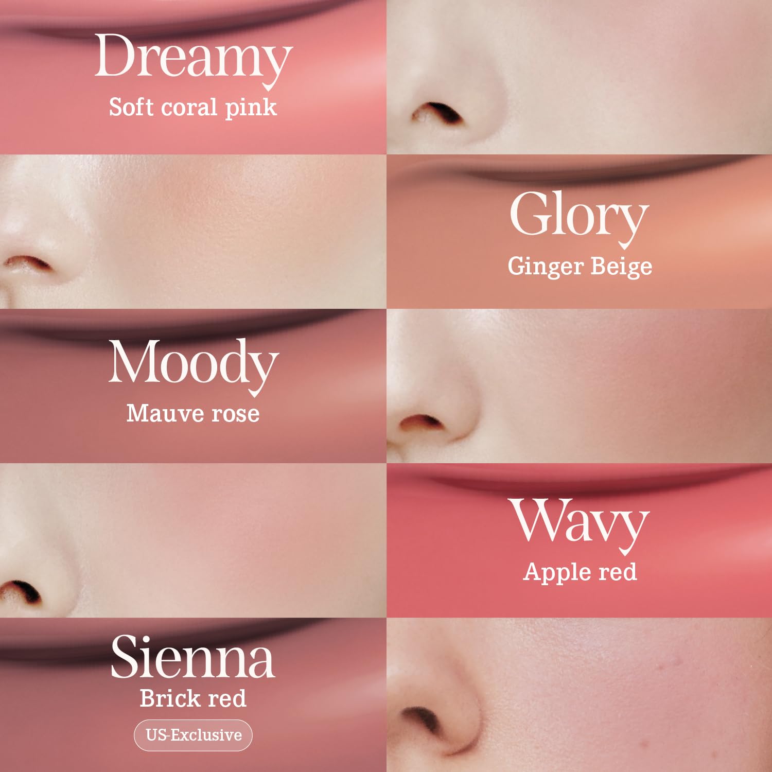 DEAR DAHLIA Petal Drop Blush (Taffy) – Vegan Liquid Blush, Dewy Finish