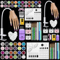 Deciniee Practice Hand for Acrylic Nails Kit — Silicone Nail Training Hand for Beginners