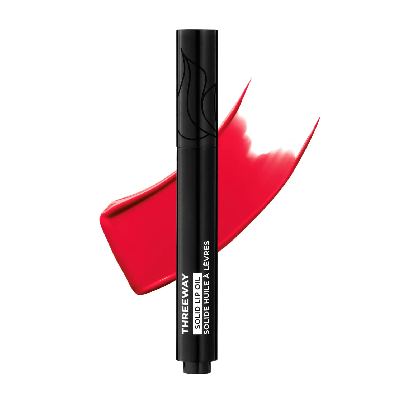 Deck of Scarlet Threeway Solid Lip Oil – Vegan Hyaluronic Acid, Coral Rose
