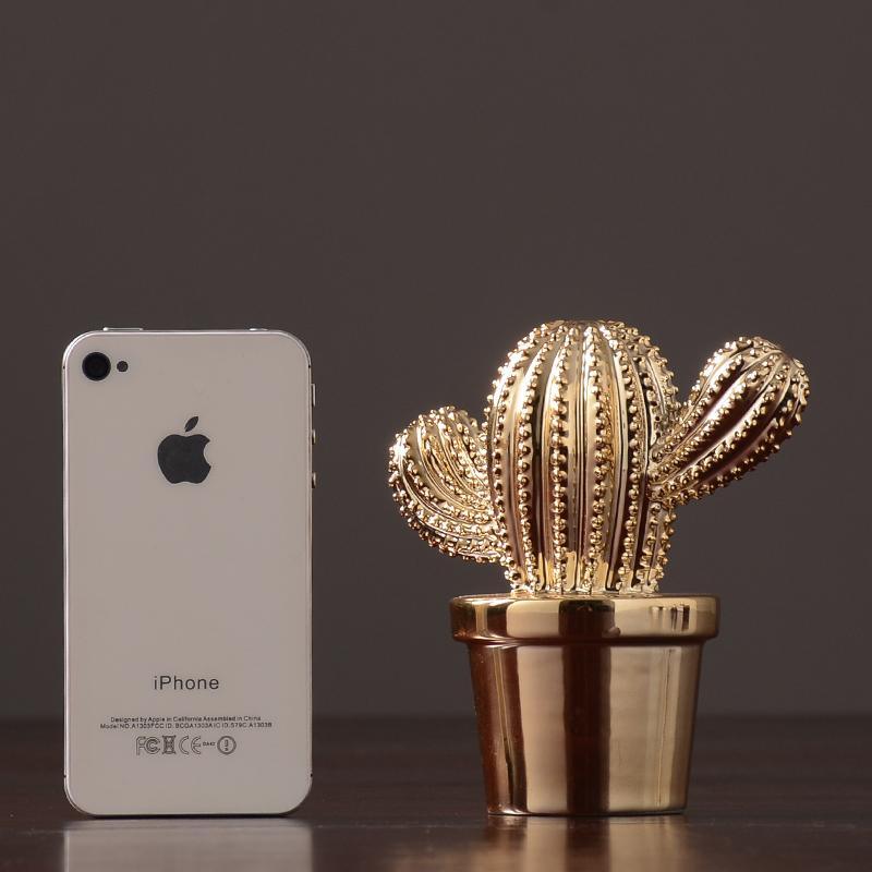 Decoration: A Set Of Four Cactus