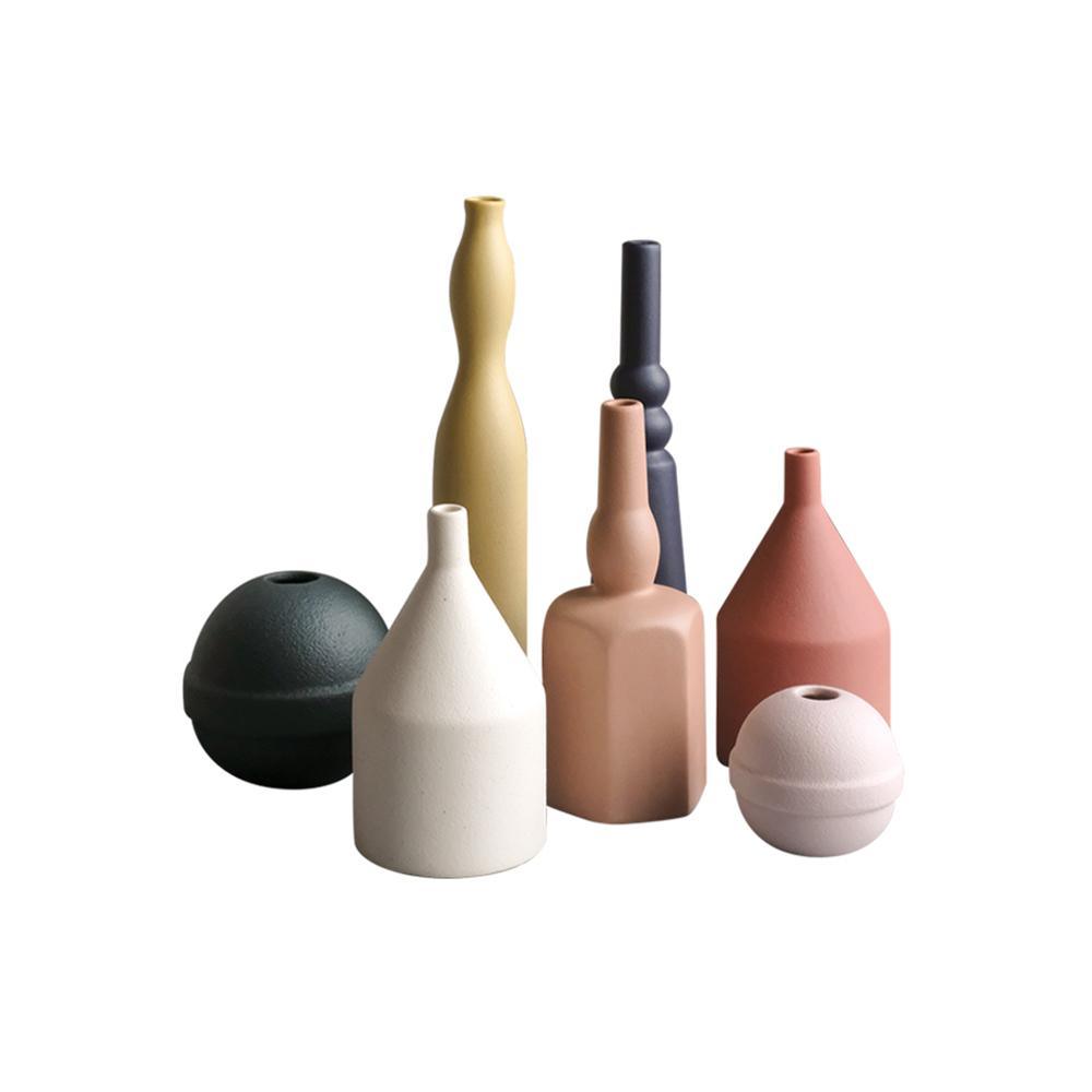 Decoration: A Set Of Seven Vases