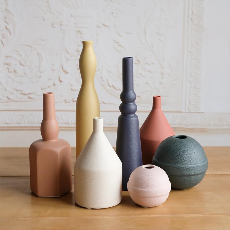 Decoration: A Set Of Seven Vases