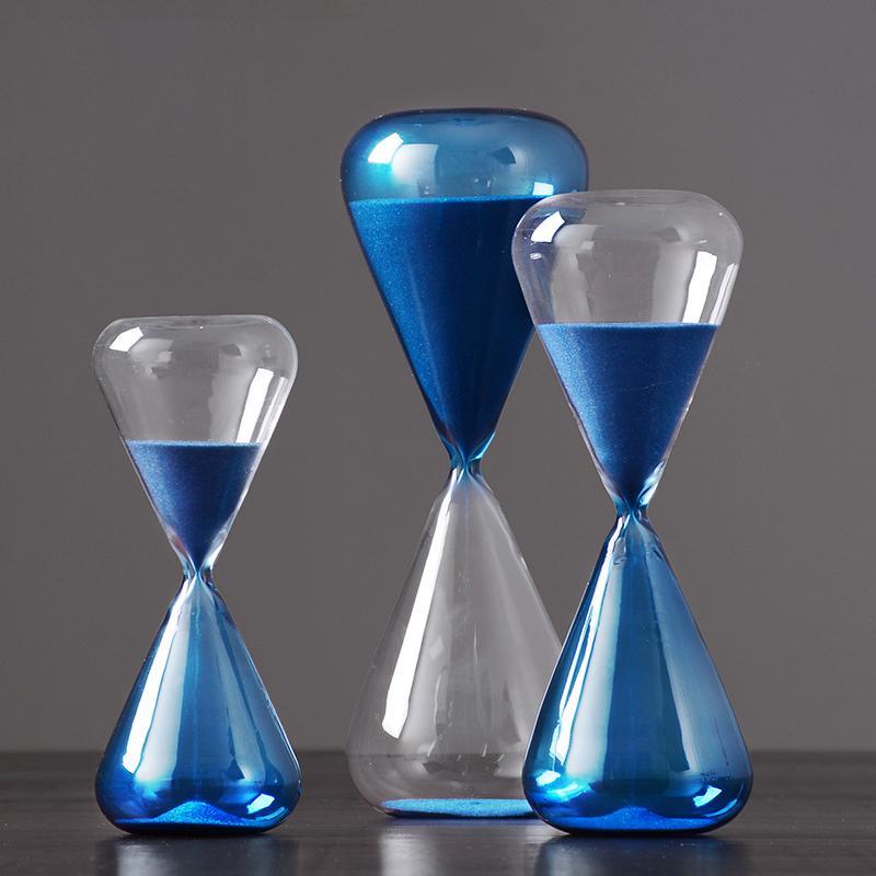 Decoration: A Set Of Three Hourglasses