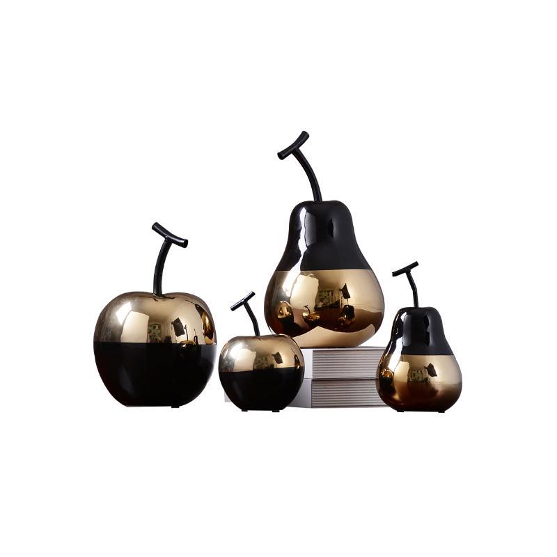 Decoration: A Set Of Two Apple and Two Pears