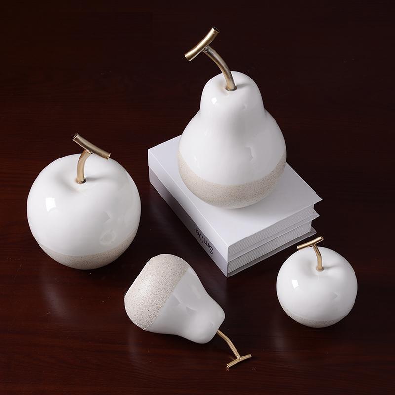 Decoration: A Set Of Two Apple and Two Pears