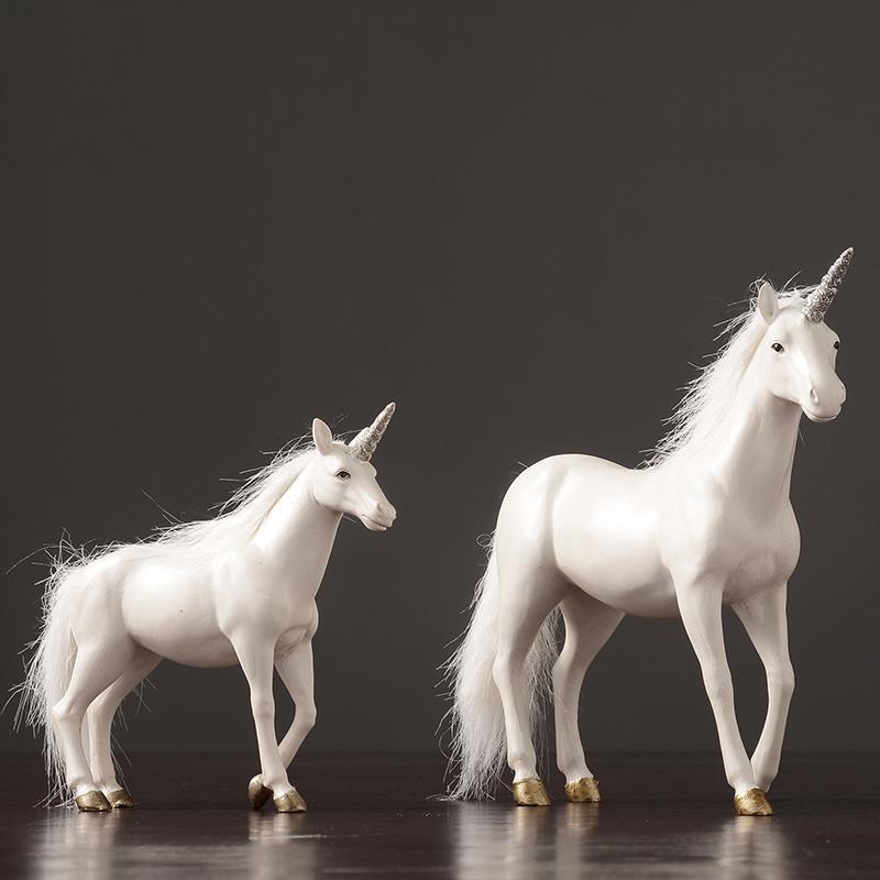 Decoration: A Set Of Two Unicorn