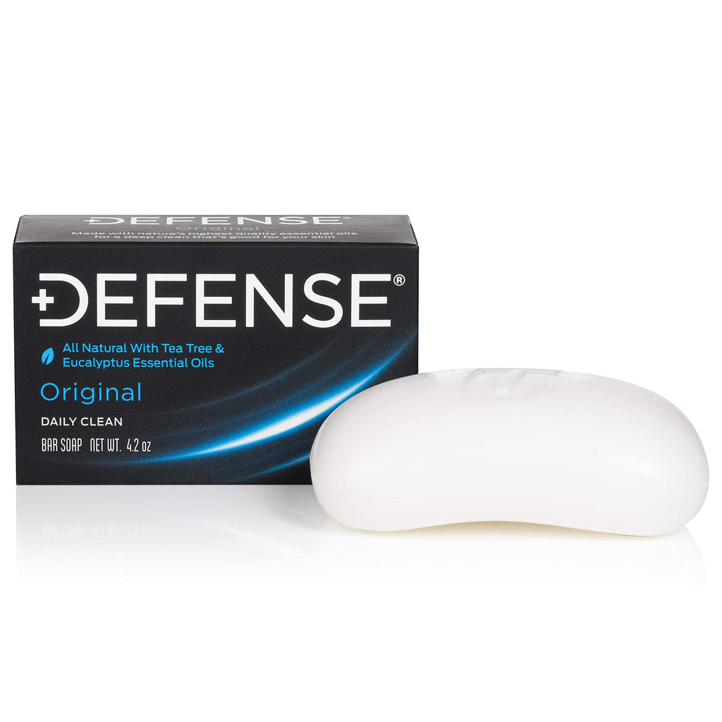 Defense Soap 12pk All Natural Tea Tree Bar Soap for Men – Wrestler-Crafted with Tea Tree & Eucalyptus