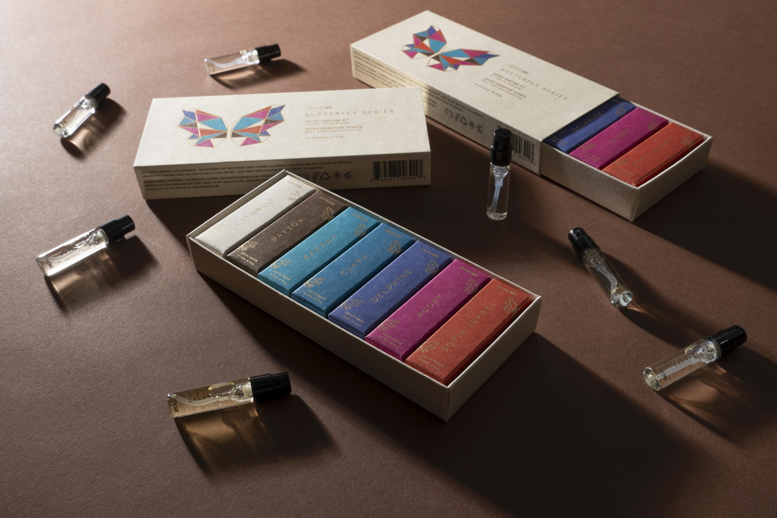 DefineMe Mini Perfume Gift Set – 7 Scents, Travel-Ready & Vegan