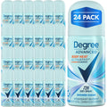 Degree Women Travel Deodorant Antiperspirant Mini Sprays – Body Heat Activated 72H Protection (24-Pack, Shower Clean) | 1 oz