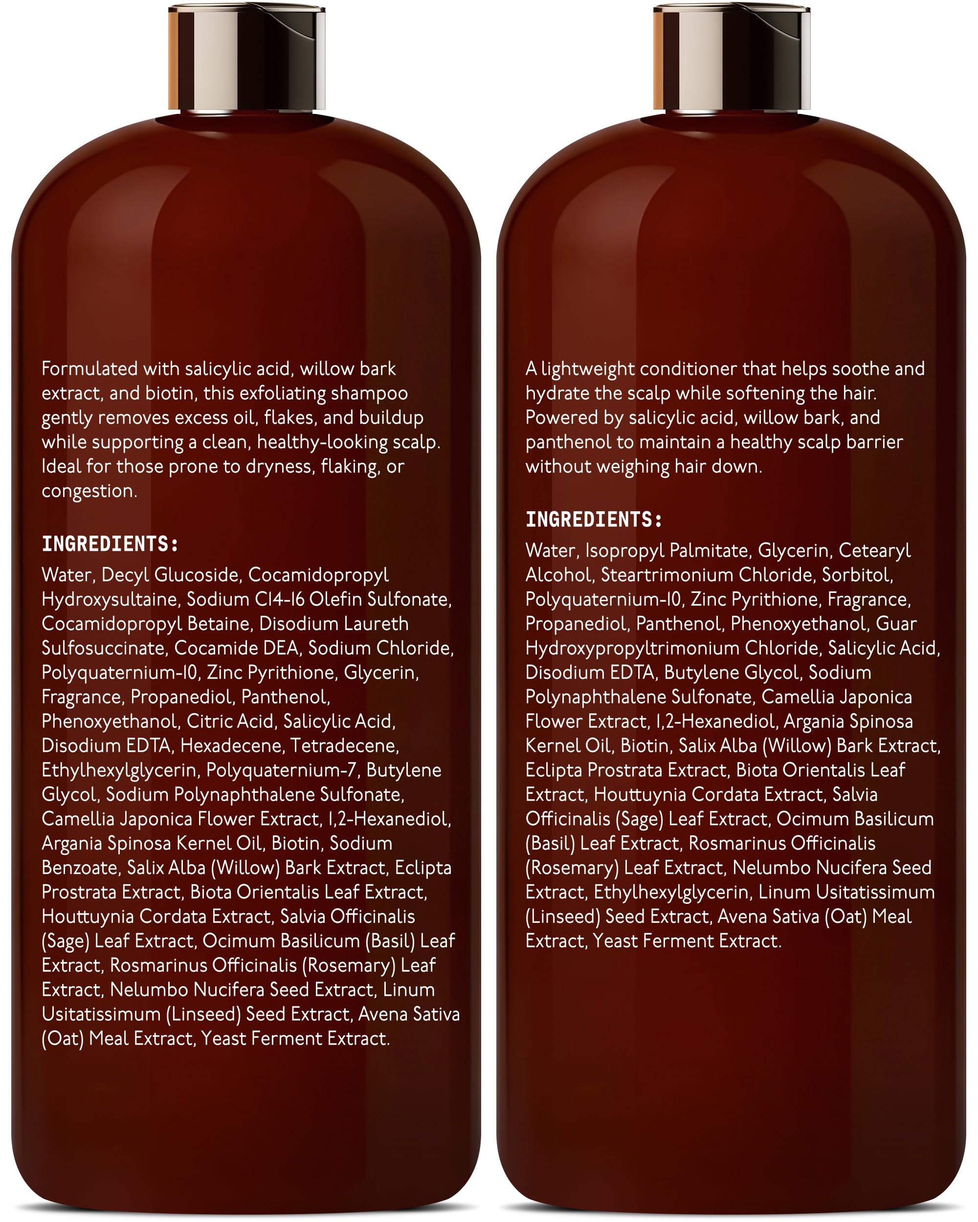DEL SUR Scalp Cleansing Shampoo & Conditioner Set – Oil Control & Build-Up with Camellia Japonica