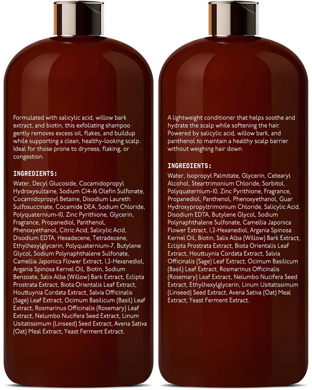 DEL SUR Clarifying Shampoo & Conditioner Set for Oily Scalp – 16 fl oz