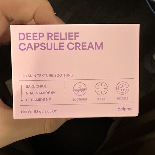 delphyr Deep Relief Capsule Cream – Bakuchiol + Niacinamide 5% + Ceramide | Soothing, Hydrating Vegan Skincare