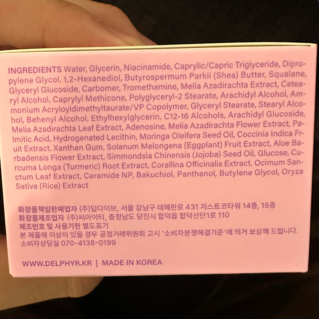 delphyr Deep Relief Capsule Cream – Bakuchiol + Niacinamide 5% + Ceramide | Soothing, Hydrating Vegan Skincare