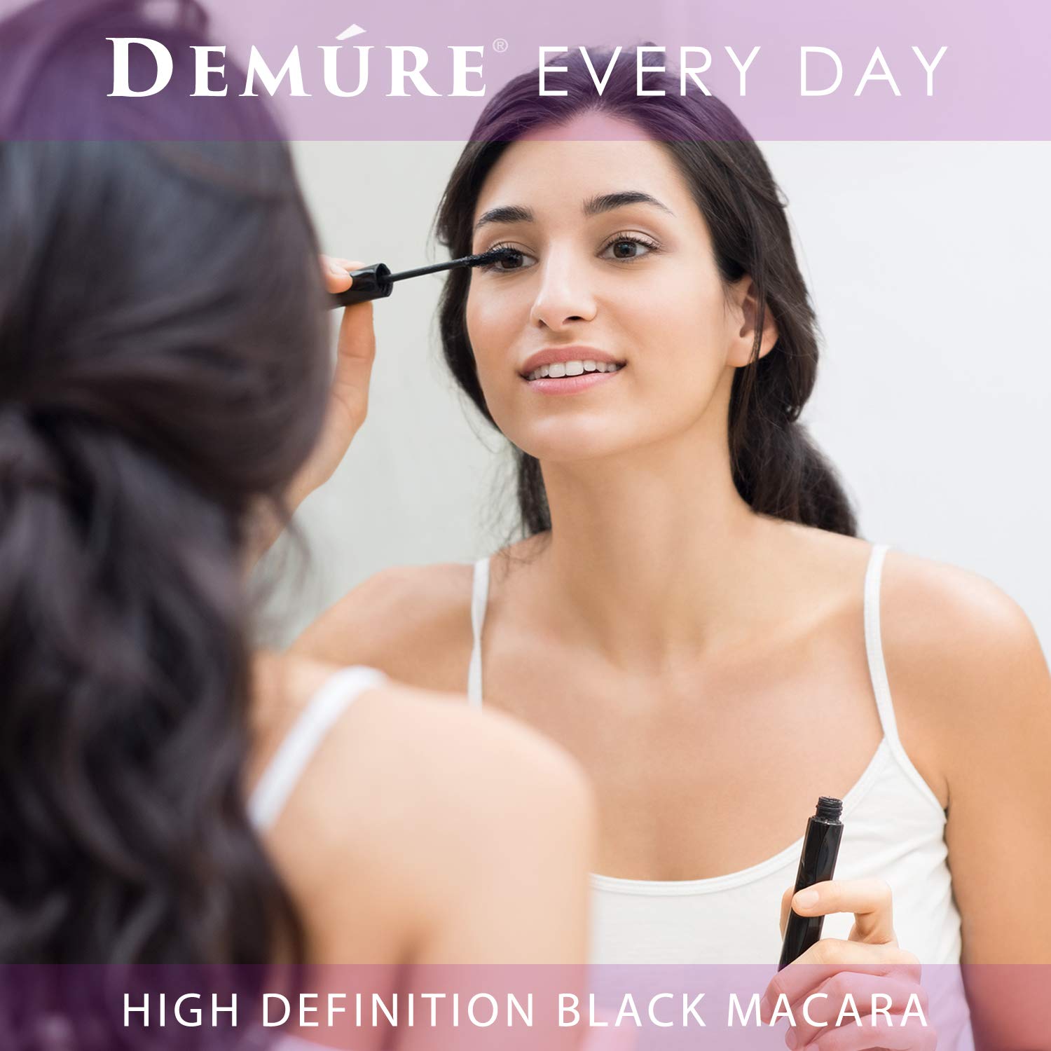 DELÚVIA Demure Mineral Volumizing Mascara – Hydrating, Water-Resistant HD Definition for Long Lashes