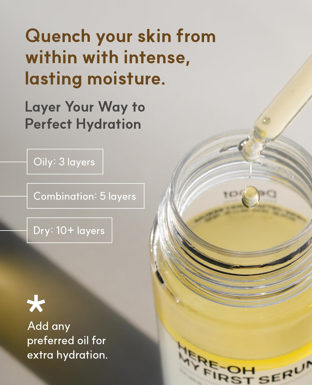 De:maf Here-Oh My Hydrating Serum with Hyaluronic Acid | Glowing Skin & Barrier Support