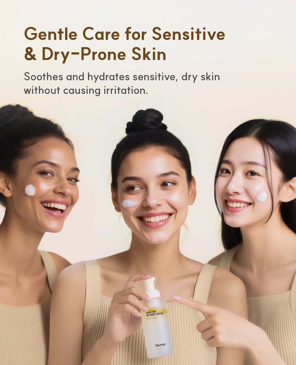 De:maf Here-Oh My Hydrating Serum with Hyaluronic Acid | Glowing Skin & Barrier Support