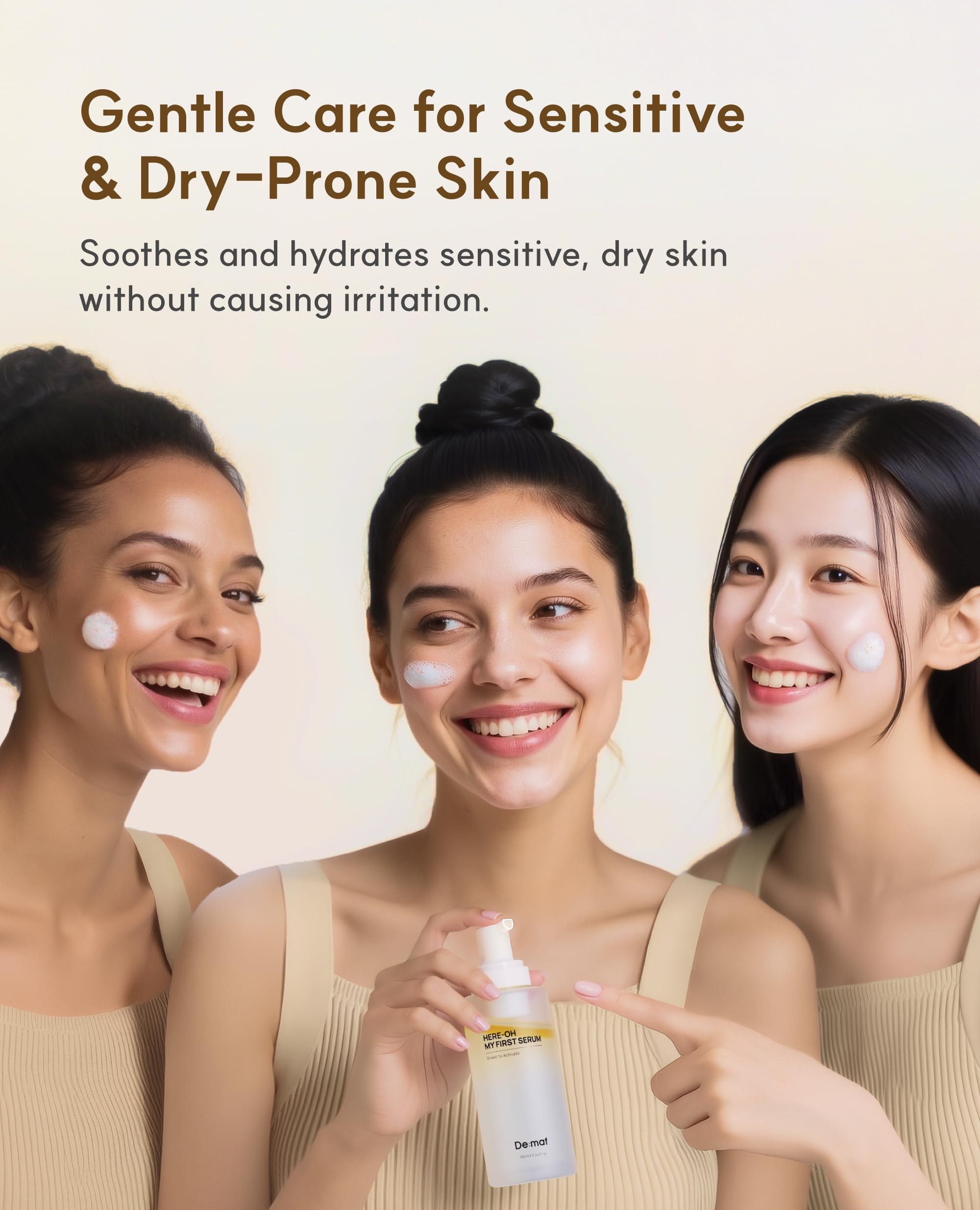 De:maf Here-Oh My Hydrating Serum with Hyaluronic Acid | Glowing Skin & Barrier Support