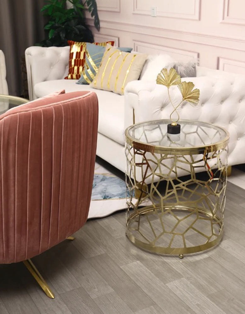 Nested Glass Side Table