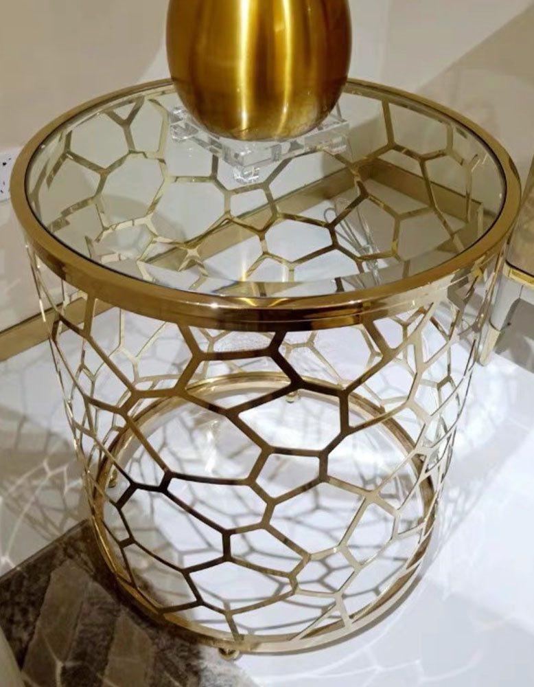 Nested Glass Side Table