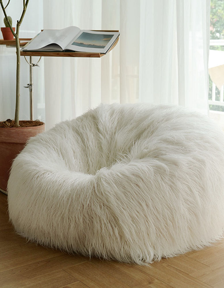 Soft Bean Bag Armchair and Stool