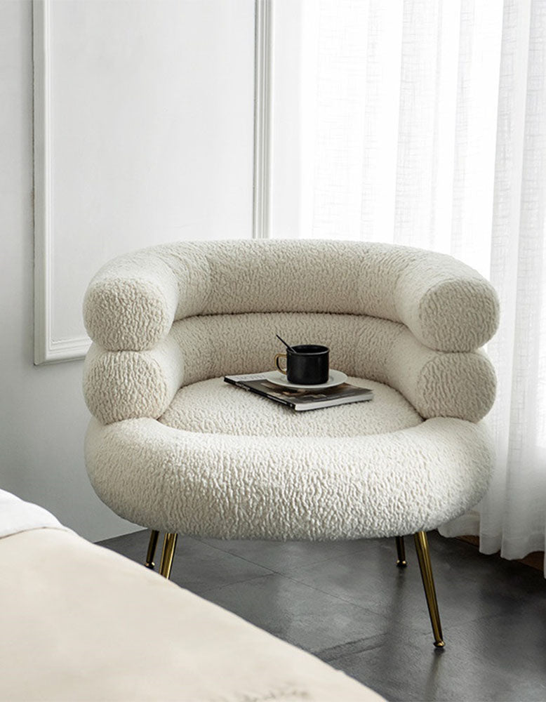 Demure Armchair, Boucle
