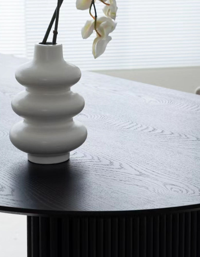 Ivar Oval Dining Table, Solid Wood