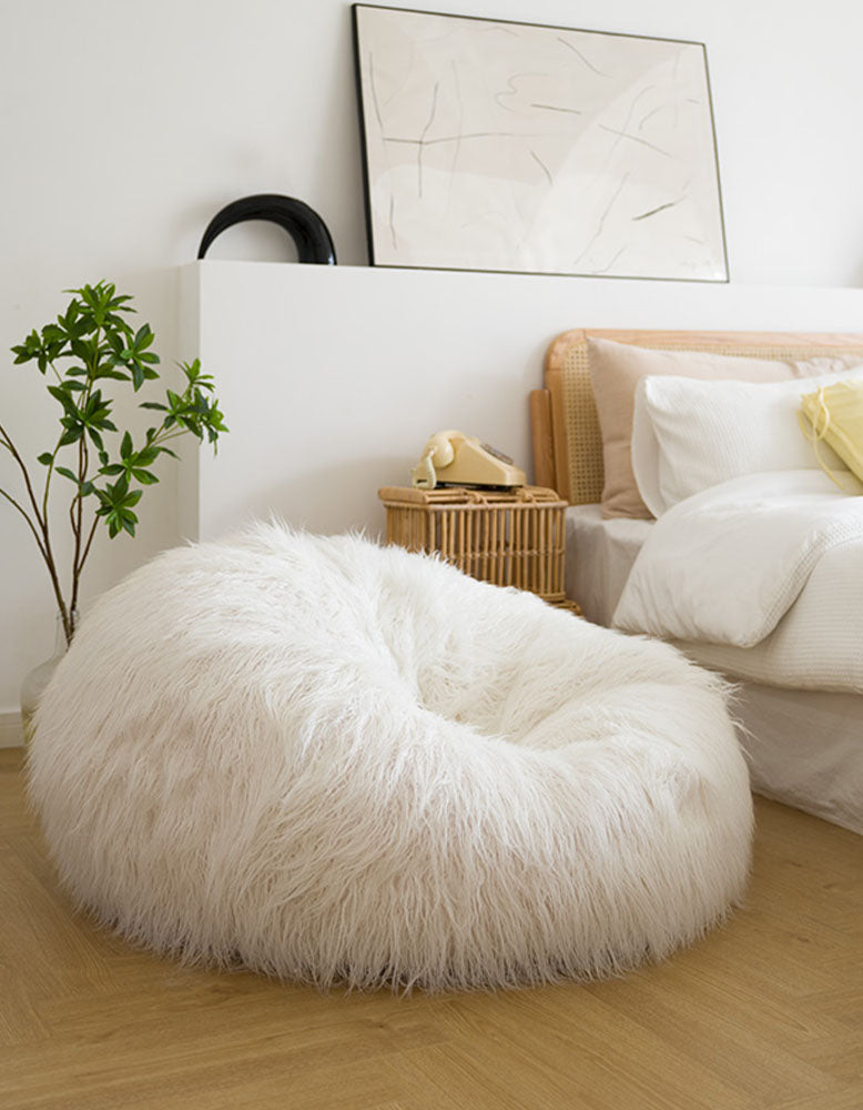 Soft Bean Bag Armchair and Stool