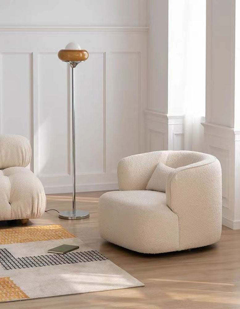 Janet Armchair, Velvet/Boucle