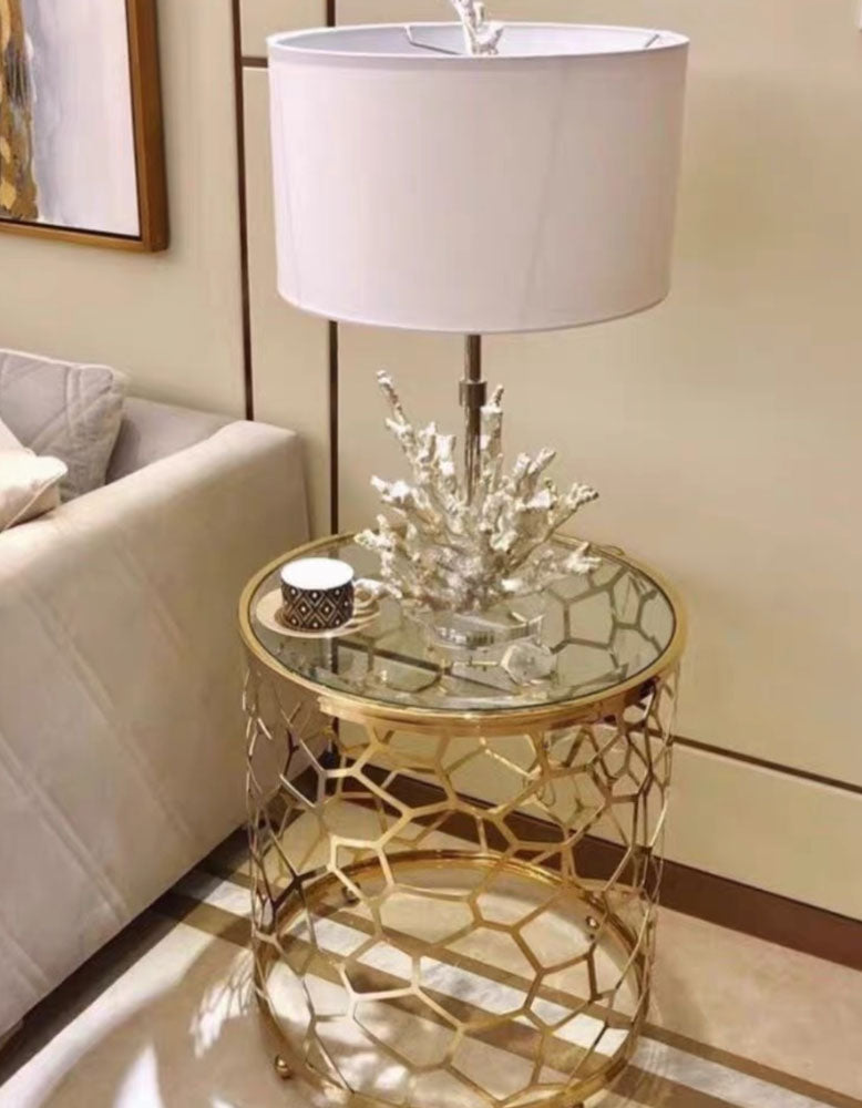 Nested Glass Side Table