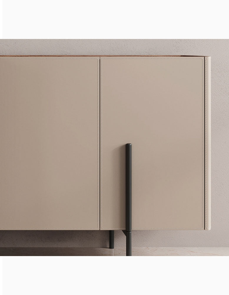 Patricia 4 Door Sideboard, Light Khaki