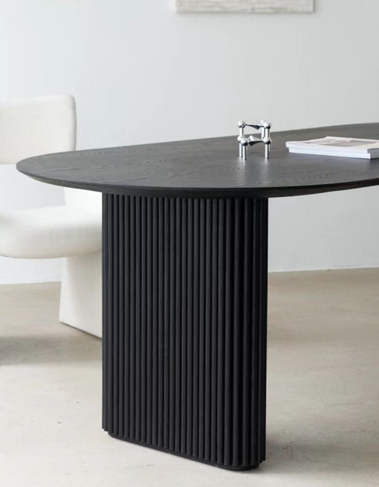 Ivar Oval Dining Table, Solid Wood