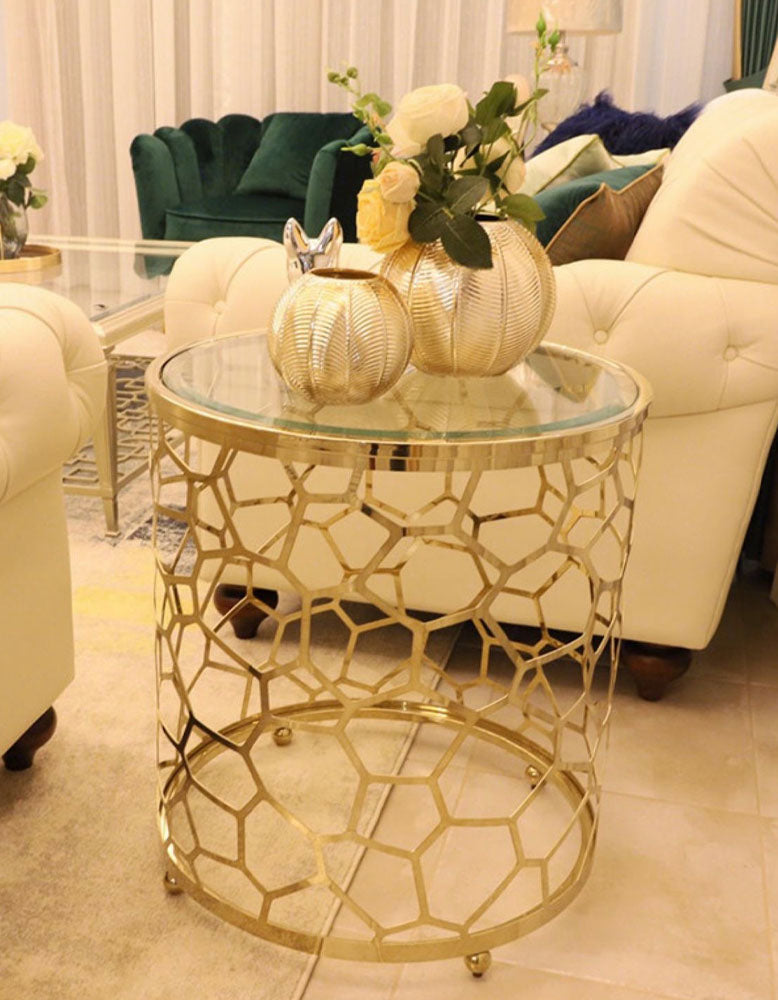 Nested Glass Side Table