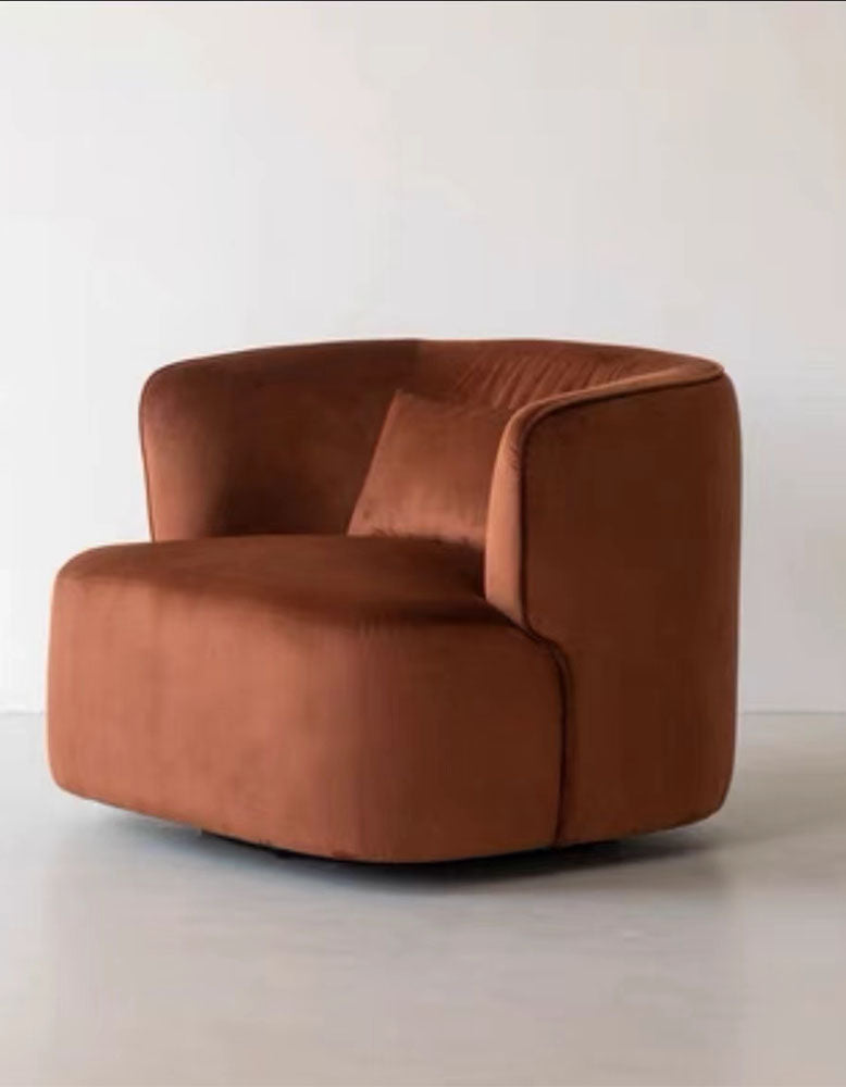 Janet Armchair, Velvet/Boucle
