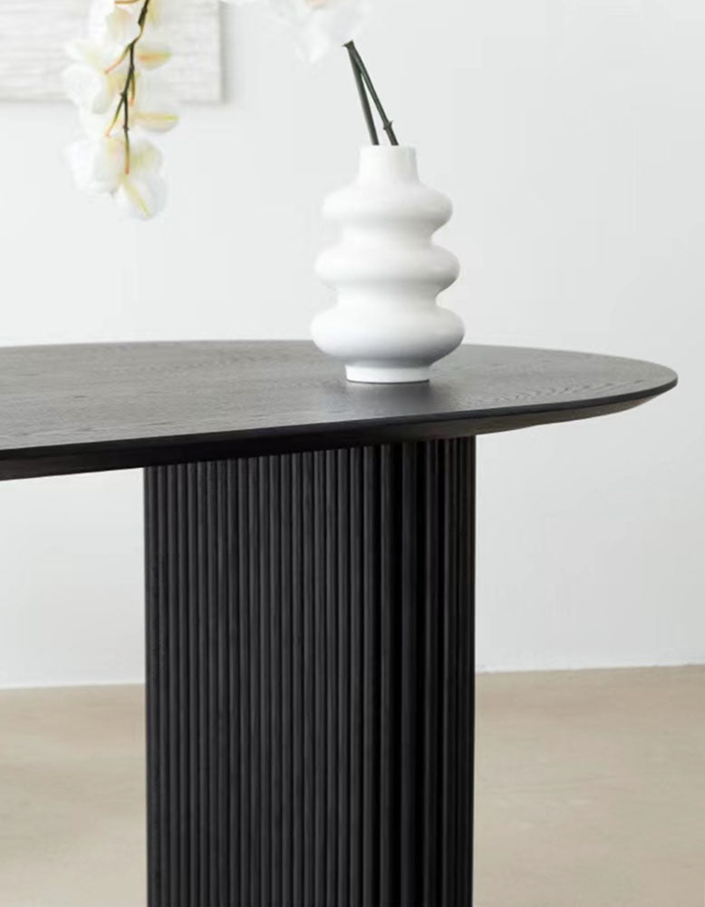 Ivar Oval Dining Table, Solid Wood