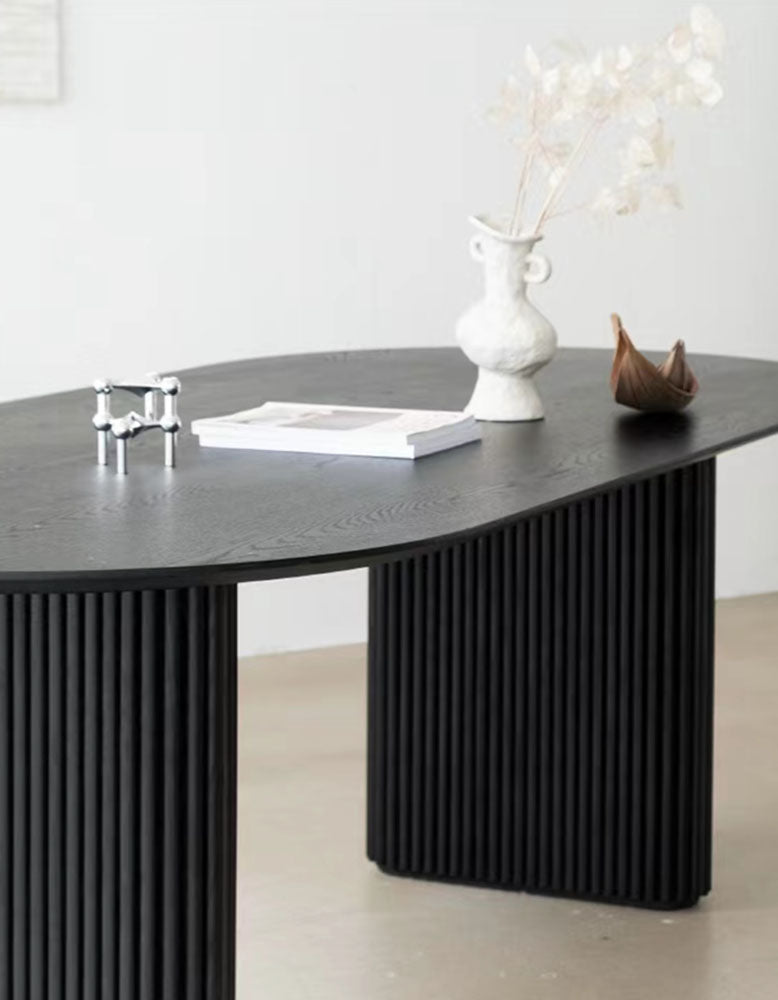 Ivar Oval Dining Table, Solid Wood