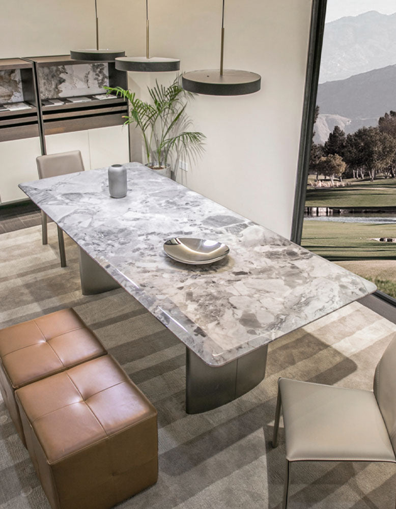 Natural Marble Dining Table