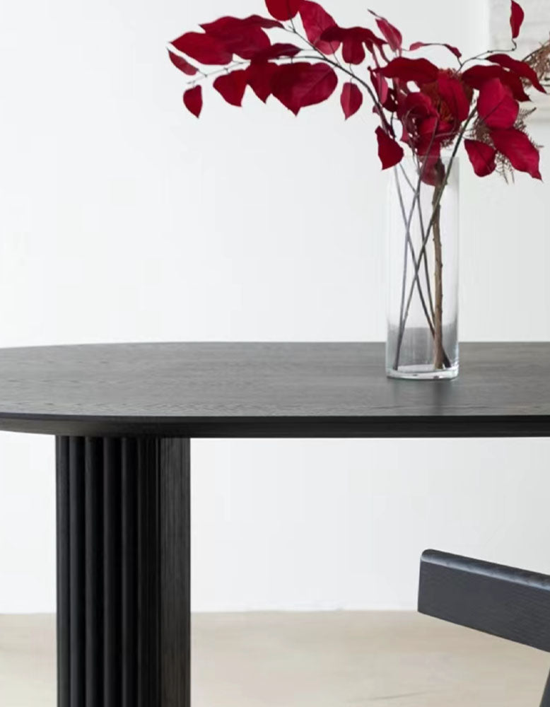 Ivar Oval Dining Table, Solid Wood