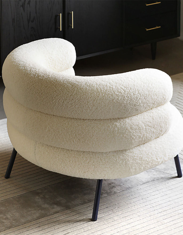 Demure Armchair, Boucle