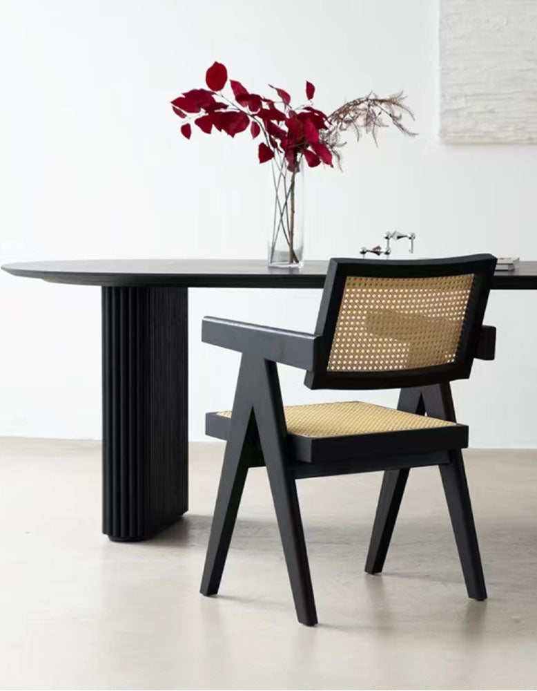 Ivar Oval Dining Table, Solid Wood