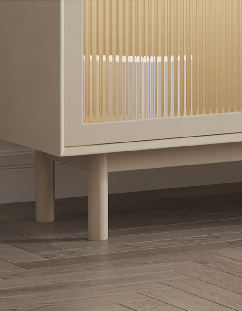 Clear Single Door Sideboard, Four Layers