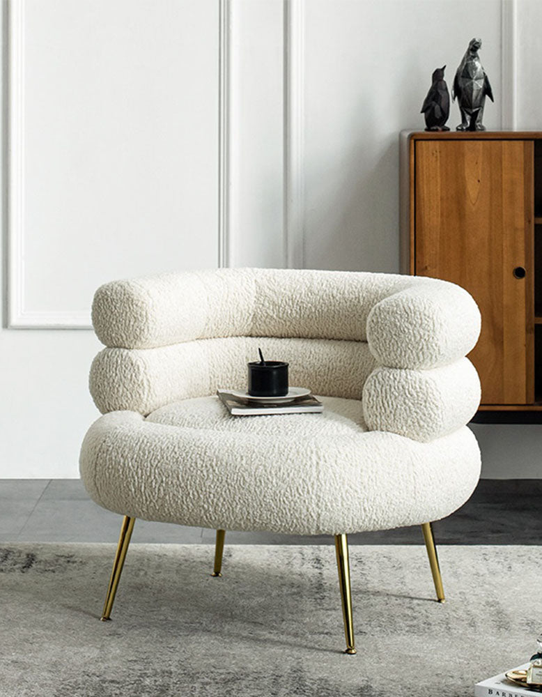 Demure Armchair, Boucle