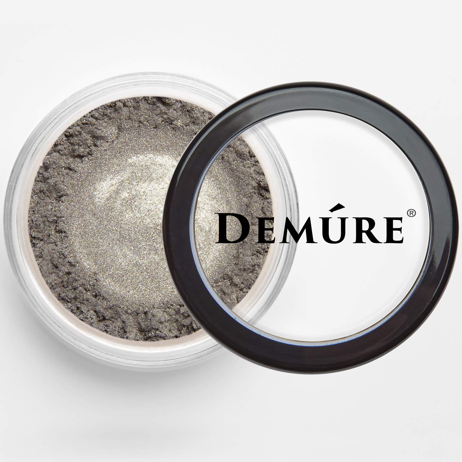 Demure Mineral Eye Shadow Pewter – Shimmer Loose Powder, Natural, Cruelty-Free