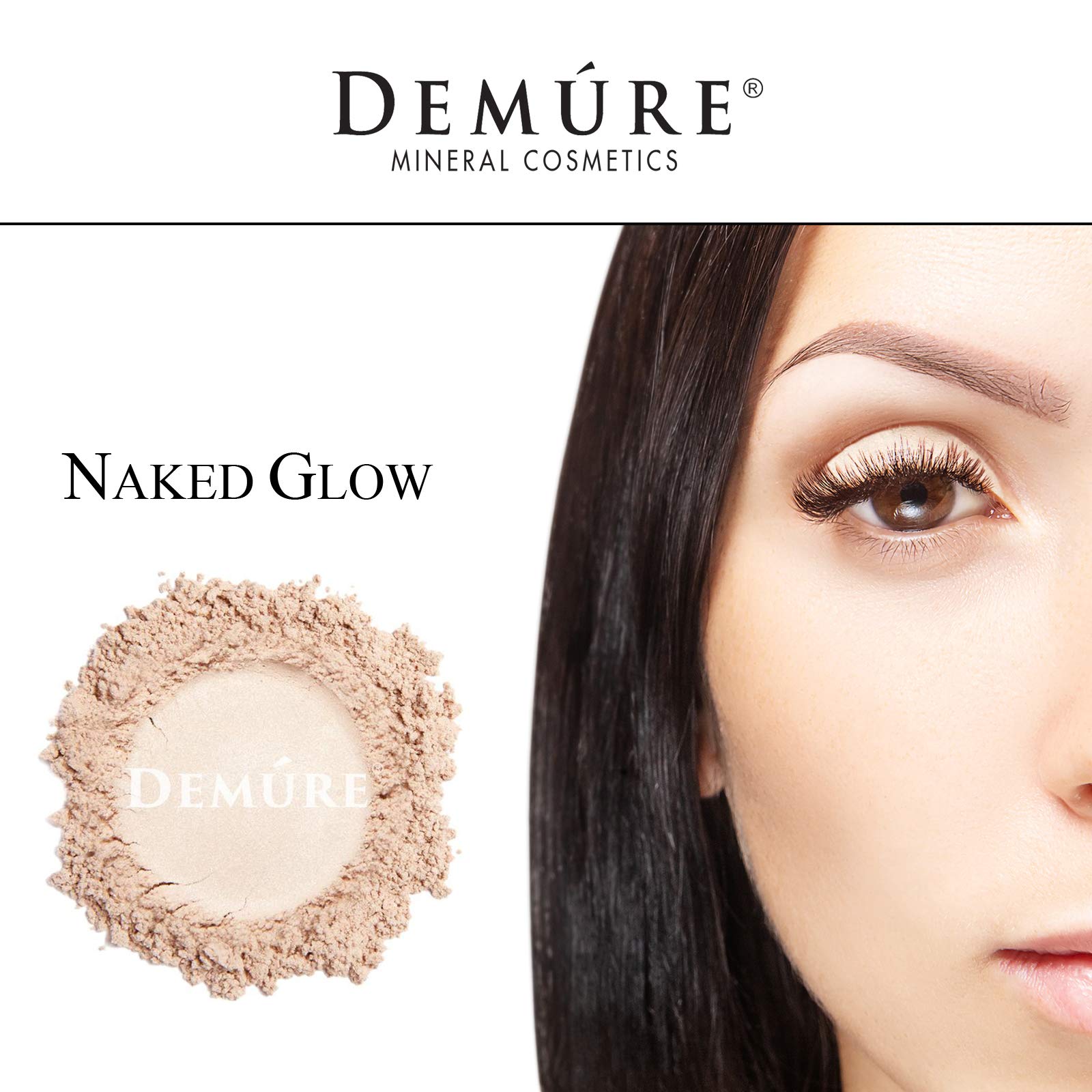 Demure Mineral Eye Shadow – Naked Glow Glitter Palette (33 Shimmer Shades)
