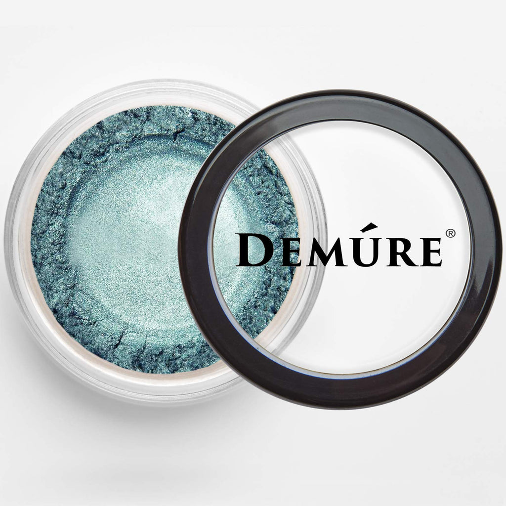 DEMÚRE Demure Mineral Makeup Mermaid Glitter Eyeshadow – Organic Loose Powder, All-Natural Shimmer